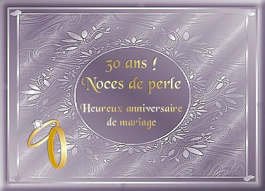 Mariage Blog: anniversaire de 30 ans de mariage